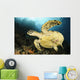 Close-up Underside Hawksbill Sea Wall Decal