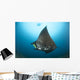 Reef Manta Ray with Wall Decal Design 3