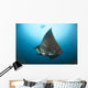 Reef Manta Ray with Wall Decal Design 3