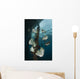 Golden Spadefish Gather under Wall Decal Design 2