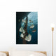 Golden Spadefish Gather under Wall Decal Design 2