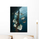 Golden Spadefish Gather under Wall Decal Design 2