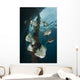 Golden Spadefish Gather under Wall Decal Design 2