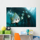 Golden Spadefish Gather under Wall Decal Design 1