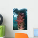 Soft Corals Adorn Legs Wall Decal Design 2