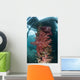 Soft Corals Adorn Legs Wall Decal Design 2