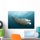 Giant Oceanic Manta Ray Wall Decal Design 2
