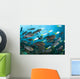 Schooling Yellowmask Surgeonfish with Wall Decal