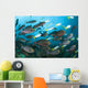Schooling Yellowmask Surgeonfish with Wall Decal