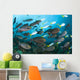 Schooling Yellowmask Surgeonfish with Wall Decal