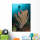 Diver and Elephant Ear Wall Decal Design 2
