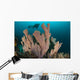 Diver and Elephant Ear Wall Decal Design 1