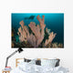 Diver and Elephant Ear Wall Decal Design 1