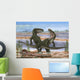 Confrontation between Two Prehistoric Wall Decal