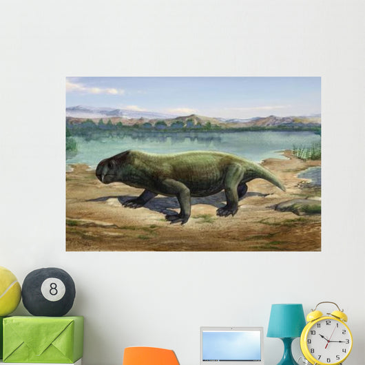 Dicynodon Trautscholdi Prehistoric Animal Wall Decal