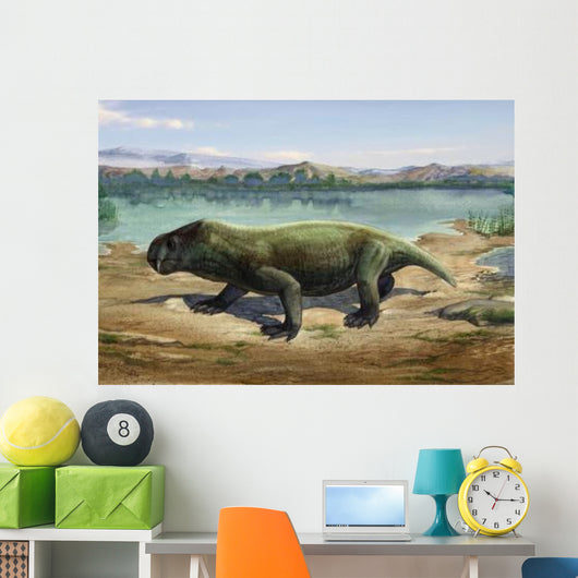 Dicynodon Trautscholdi Prehistoric Animal Wall Decal