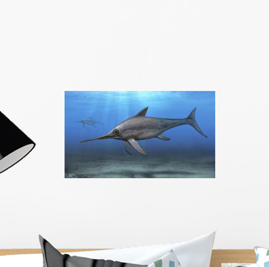 Eurhinosaurus Longirostris Swimming Prehistoric Wall Decal