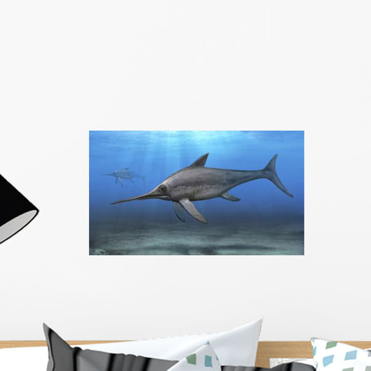 Eurhinosaurus Longirostris Swimming Prehistoric Wall Decal