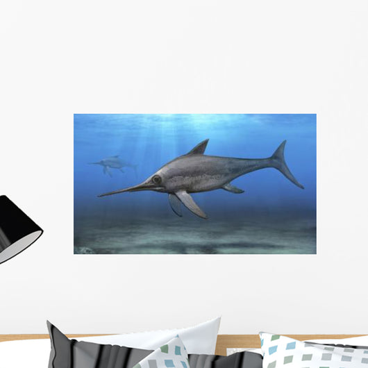Eurhinosaurus Longirostris Swimming Prehistoric Wall Decal