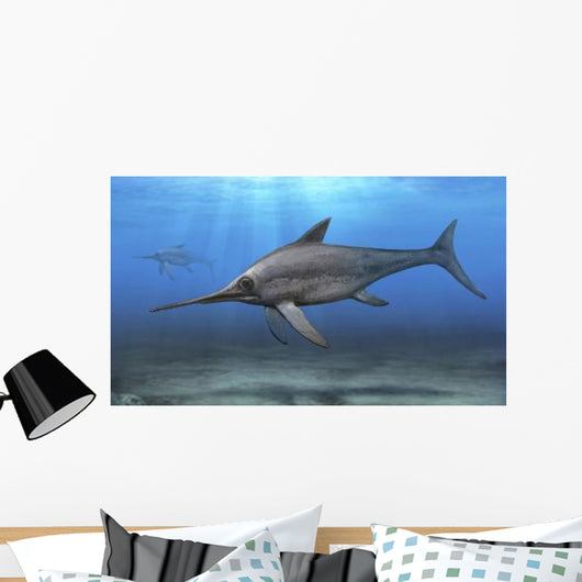 Eurhinosaurus Longirostris Swimming Prehistoric Wall Decal