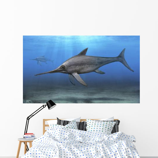 Eurhinosaurus Longirostris Swimming Prehistoric Wall Decal