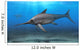 Eurhinosaurus Longirostris Swimming Prehistoric Wall Decal