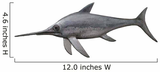 Illustration Eurhinosaurus from Prehistoric Wall Decal