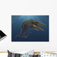 Mosasaurus Hoffmanni Swimming Prehistoric Wall Decal
