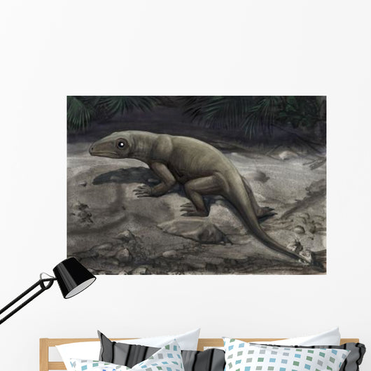Illustration Nikkasaurus Tatarinovi Wall Decal
