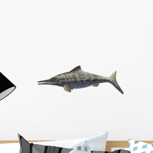 Illustration Prehistoric Ophthalmosaurus Discus Wall Decal