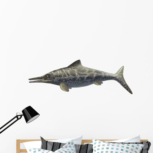 Illustration Prehistoric Ophthalmosaurus Discus Wall Decal