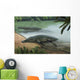 Two Prehistoric Platyoposaurus Stuckenbergi Wall Decal