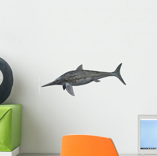 Illustration Prehistoric Platypterygius Kiprijanoffi Wall Decal