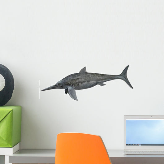 Illustration Prehistoric Platypterygius Kiprijanoffi Wall Decal