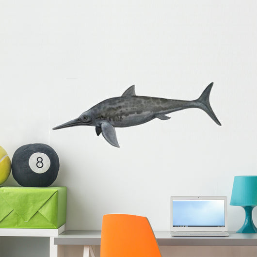 Illustration Prehistoric Platypterygius Kiprijanoffi Wall Decal
