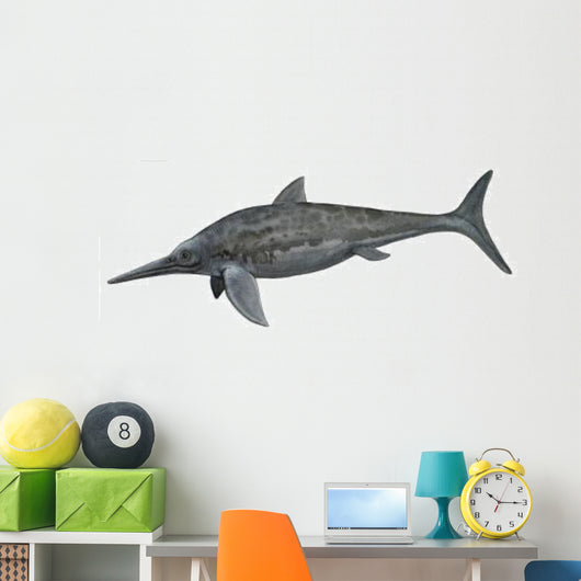 Illustration Prehistoric Platypterygius Kiprijanoffi Wall Decal