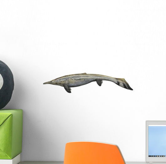 Illustration Plotosaurus from Cretaceous Wall Decal