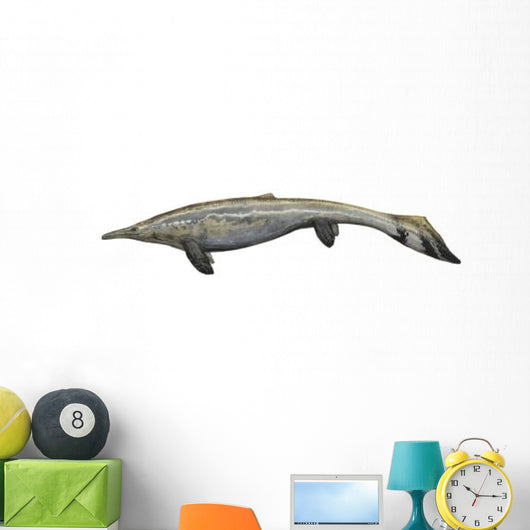 Illustration Plotosaurus from Cretaceous Wall Decal