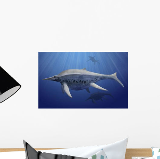 Shonisaurus Popularis Swimming Prehistoric Wall Decal