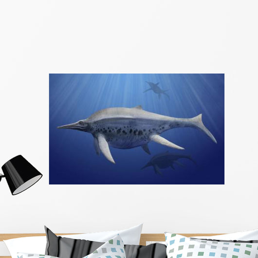 Shonisaurus Popularis Swimming Prehistoric Wall Decal