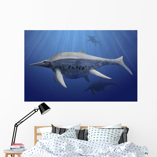 Shonisaurus Popularis Swimming Prehistoric Wall Decal