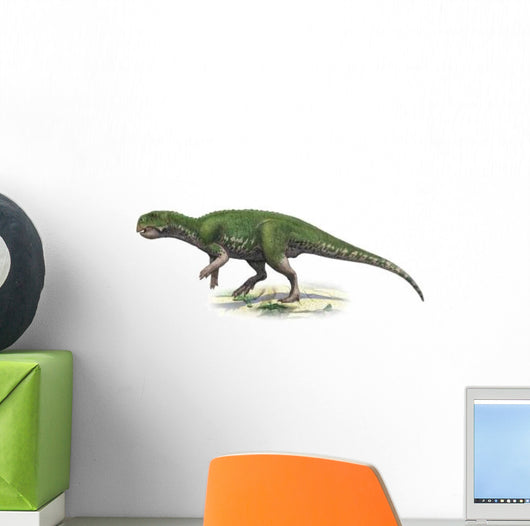 Psittacosaurus Mongoliensis Prehistoric Era Wall Decal