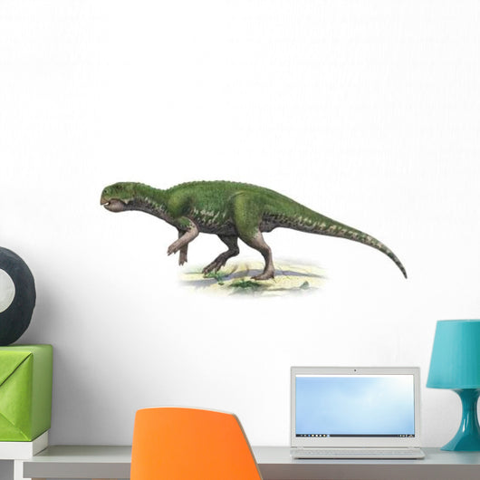 Psittacosaurus Mongoliensis Prehistoric Era Wall Decal