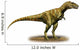 Alioramus Remotus Prehistoric Era Wall Decal