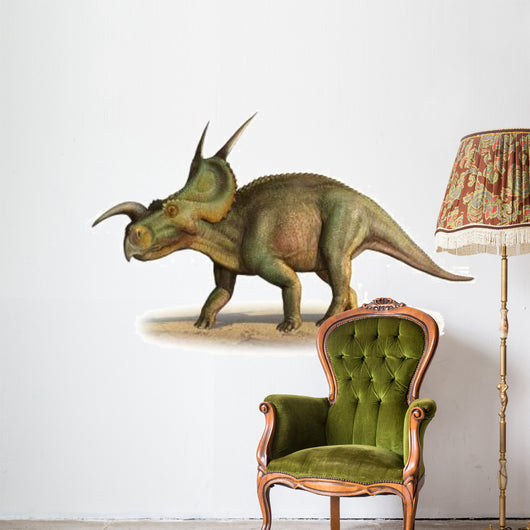 Einiosaurus Procurvicornis Prehistoric Era Wall Decal