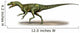 Deltadromeus Agilis Prehistoric Era Wall Decal