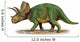 Ojoceratops Fowleri Prehistoric Era Wall Decal