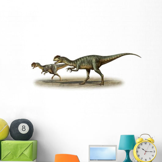 Dilophosaurus Wetherilli Prehistoric Era Wall Decal
