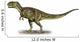 Yangchuanosaurus Shangiouensis Prehistoric Era Wall Decal
