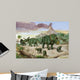 Albertosaurus Observes Family Arrhinoceratops Wall Decal